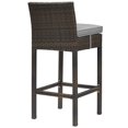 thumbnail image 3 of Modway Tabouret de Bar en Rotin et Aluminium de 30 Po avec Conduit en Brun/gris, 3 of 3