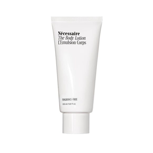 Nécessaire Lotion pour le Corps Sans Parfum. Lotion Raffermissante pour le Corps pour Femmes et Hommes. Hydratation 48 Heures. 5 Peptides, Niacinamide 2,5 %, Vitamine C/E + Oméga 6/9. Non Comédogène. 6,8 fl oz.