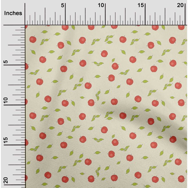 oneOone Cotton Silk Fabric Leaves & Decor Fabric Printed BTY 42 Inch Wide