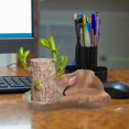 thumbnail image 3 of Estbridge Green Plant Flower Pot Terracotta Pots Large Lucky Wood Ceramic Plate, 3 of 8