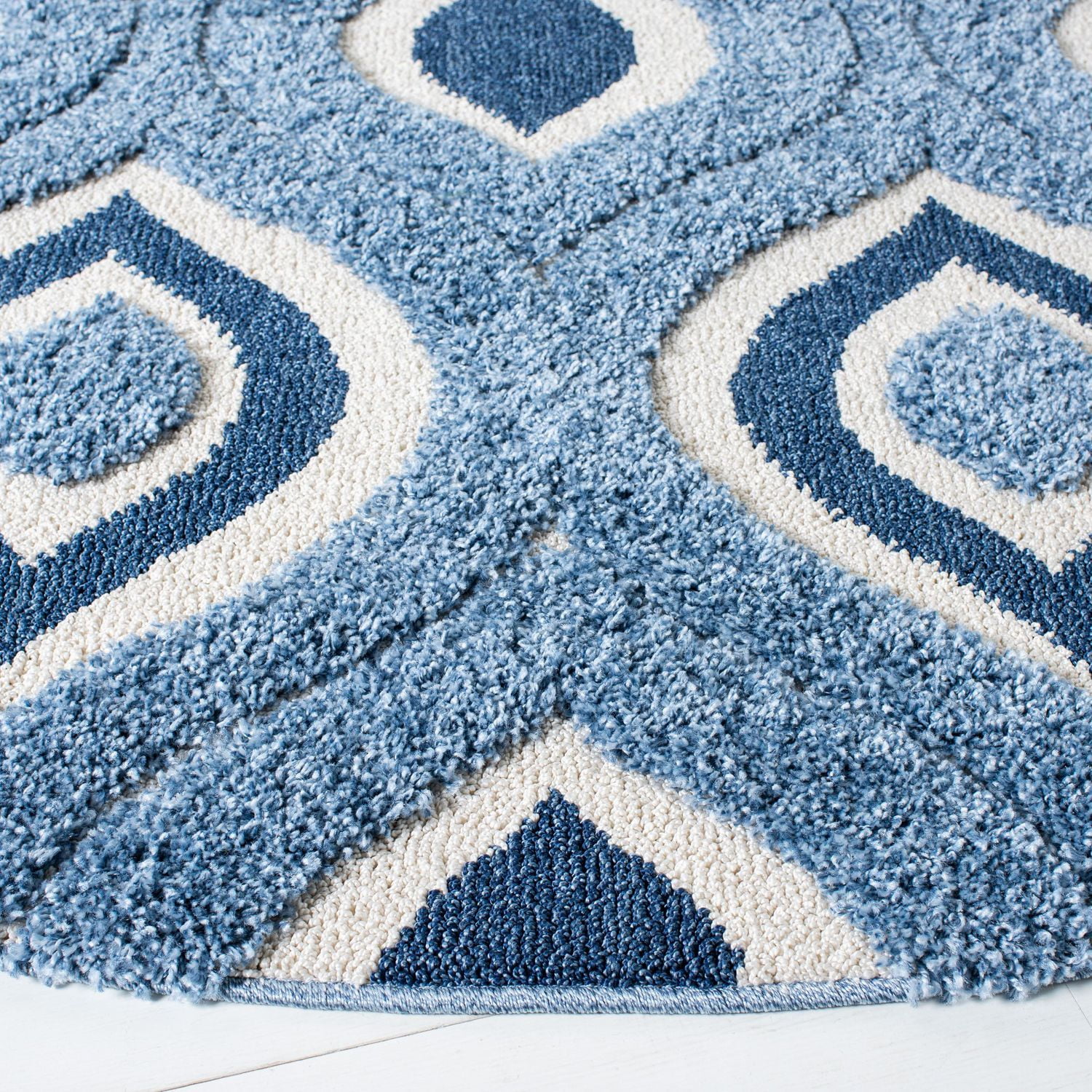 Safavieh Florida Declan Tapis Géométrique Shag