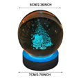 thumbnail image 2 of MesaSe 3d Glowing Crystal Ball Night Light Ornament Creative Coloful Night Scene Lamp With Base For Home Decor Gift, 2 of 9