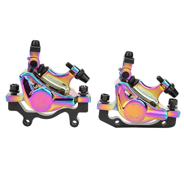 Hydraulic Disc Brake,HB-100 Bike Aluminium Alloy Hydraulic Disc Brake Set Front Rear for Mountain Road