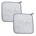 thumbnail image 1 of Oleegame 2PC Ten Dollar Items Microfiber Cleaning Rags For Washing Dishes Highly Absorbent Cleaning Towels Lightweight Microfiber Cloth Window Clean Cloth Gray, 1 of 9