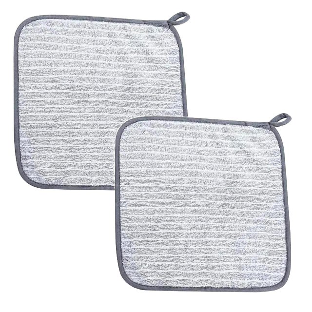 Oleegame 2PC Ten Dollar Items Microfiber Cleaning Rags For Washing Dishes Highly Absorbent Cleaning Towels Lightweight Microfiber Cloth Window Clean Cloth Gray