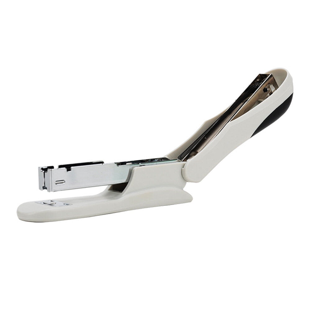 WRISTBIQUE 1Pc White Portable Desktop Stapler with 50 Staples Capacity and 180 Degree Binding Angle