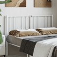 thumbnail image 1 of vidaXL Metal Headboard White 150 cm, 1 of 5
