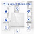 thumbnail image 3 of Thermostat Intelligent Wi-Fi Tuya, Contrôleur à Distance de Température pour Chaudière Électrique au Sol Eau/gaz, Facile à Installer, 3 of 7