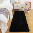 thumbnail image 3 of 2x8 ft Shaggy Area Rugs for Bedroom Living Room Large Fluffy Floor Rugs with Non-Slip Backing, Soft Plush Carpet Rugs Home Décor, 3 of 10