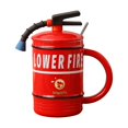 thumbnail image 1 of CJiaWei Funny Fire Extinguisher Ceramic Mug Interesting Design Large Capacity Cup With Lid And Spoon Novel And Funny, 1 of 6