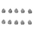 thumbnail image 3 of Clip Lock Beads, Bracelet Clip Lock Beads 10pcs Antique Silver  For Snake Chain For Bracelet For Jewelry Making Style 1, 3 of 8