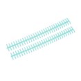 thumbnail image 4 of Loose Leaf Binding Spine Binding Comb Paper Binding Tool Plastic Binding Spine 10 Pcs Loose Leaf Binding Spine 30 Hole Cuttable Wear Resistant PP Plastic 10mm Binding Comb For, 4 of 8