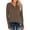Brown 5, variant on hotojiny Plus Size Tops for Women Casual Long Sleeve Button Henley Shirts 2025 Spring Soft Loose Solid Color Tunics Tee