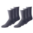 thumbnail image 1 of Daily Basic Unisex Crew Athletic Sports Cotton Socks  36 Pack (9-11, Grey), 1 of 2