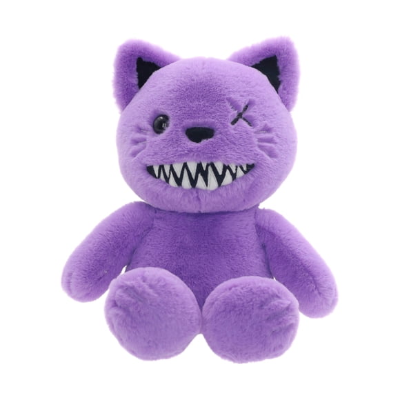 Halloween Bullseyes Cat Plush Toy