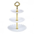 thumbnail image 3 of 3-Tier Cupcake Stand Cake Dessert Wedding Event Party Display Tower Plate Round, 3 of 8