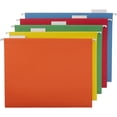 thumbnail image 2 of Hanging Organizer File Folders, Plastic 9.25x11.77" Hanging File Folders, 1 Pack Color Random Letter Size Hanging File Folders,Adjustable 1/5-Cut Tabs for Efficient Filing,Bulky Files, Sturdy, 2 of 8