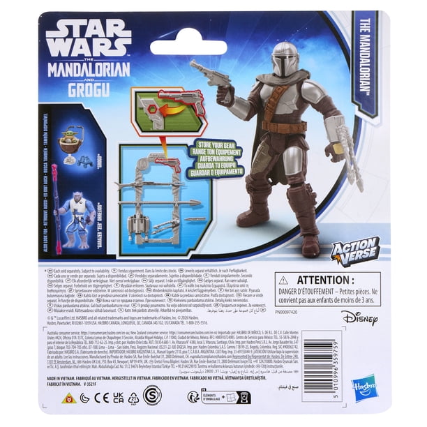 Star Wars ActionVerse The Mandalorian 4.5 Inch Action Figure