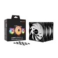 thumbnail image 3 of be quiet! LIGHT WINGS LX 120mm PWM high-speed BL124 120 mm ARGB LED Case Fan - Triple Pack, 3 of 4