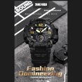 thumbnail image 3 of SKMEI 1965 Men Watch Professional 30M Resistant Double Display Double Movements GMT Time Multifunctional Luminous Digital Watch, 3 of 7