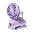 thumbnail image 2 of Multifunctional Clip Spray Fan F7 | USB Rechargeable Type-C | 360° Rotating Silent Mini Fan with 20ml Water Tank | Strong Wind 4-Speed Portable Cooling for Outdoor Home Office, 2 of 5