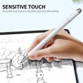thumbnail image 4 of Universal Passive Stylus Pen Capacitive Pen Sensitive Touch Smooth Writing Compatible with Android iOS Systems White White, 4 of 7