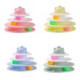 thumbnail image 1 of Fun Colorful 4-layer Cat Trackball Turntable Toy Bottom Anti-skid Pad Multi-functional Interactive Training Props Pets Supplies, 1 of 7