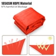 thumbnail image 3 of Yescom 28FT Triangle Sun Shade Sail Canopy UV Block Commercial Carpark Pool Camping Playground Outdoor Watermelon Red, 3 of 10