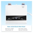 thumbnail image 2 of 4600W Instant Tankless Water Heater Electric Heaters For Bathroom Hot Water Shower And Home Kitchen Faucet, 2 of 6