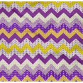 thumbnail image 5 of oneOone Cotton Poplin Twill Medium Yellow Fabric Chevron Sewing Material Print Fabric By The Yard 56 Inch Wide-NQ, 5 of 5