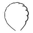 thumbnail image 4 of Womens Headband Comb Hair Hoop Headband Hairband - Black, as, 4 of 7