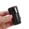 thumbnail image 3 of MOVTOTOP Portable Ashtray with Lid Keyring for Outdoor Use Sealed Design Black Plastic 2.5x3.5 Inches, 3 of 7