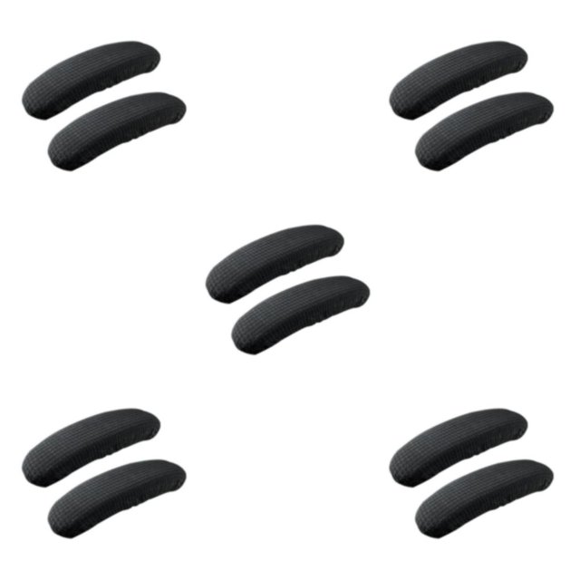 Maytalsory Chair Armrest Covers To And Decorate Made Of Polyester Fibre Easy To Install black 5Set
