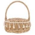 thumbnail image 1 of Quentinu 1pc Bride Basket Photo Prop Portable Woven Flower Basket Party Supply (Large), 1 of 7