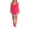 thumbnail image 1 of Robe de Soirée Club à Paillettes pour Femmes Bretelles Spaghetti Sans Manches Dos Nu avec Franges, 1 of 5