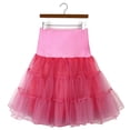 thumbnail image 2 of Birdeem Jupe Bouffante en Gaze Taille Haute Rétro d'Été à la Mode pour Femme Jupe de Fête, 2 of 6