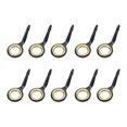 thumbnail image 2 of ziyahi 10x Stainless Steel Fishing Rod Guides Fishing Rod Tip Repair Kit Gold 10, 2 of 8