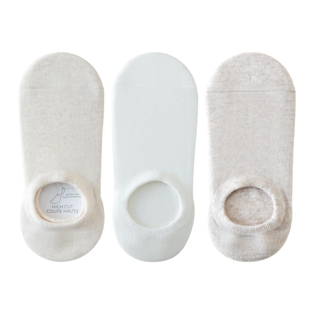 SECRET Comfort Cotton No Show Liner 3P