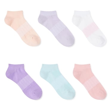Lot de 6 paires de socquettes Athletic Works pour femmes