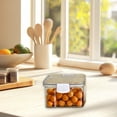 thumbnail image 3 of YIMWNYI Clear Airtight Food Storage Container, Plastic Canisters, Kitchen Pantry Organization, Leak-Proof Storage, Ideal for Flour, Rice, Snacks, Easy to Clean, Food Safe, BPA-Free, 3 of 6