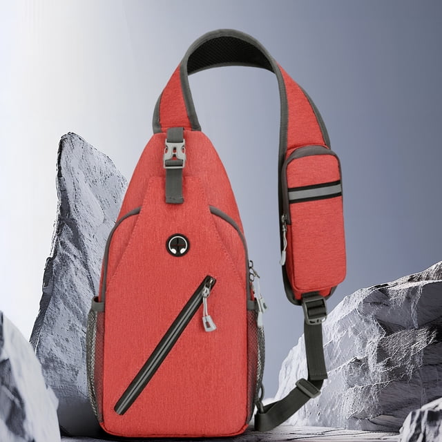 Fridja Sales! Men's Chest Bag and Multi Functional Backpack Sports and Leisure Lightweight and Trendy Single Shoulder Bag Men's Fashion Student Crossbody Bag