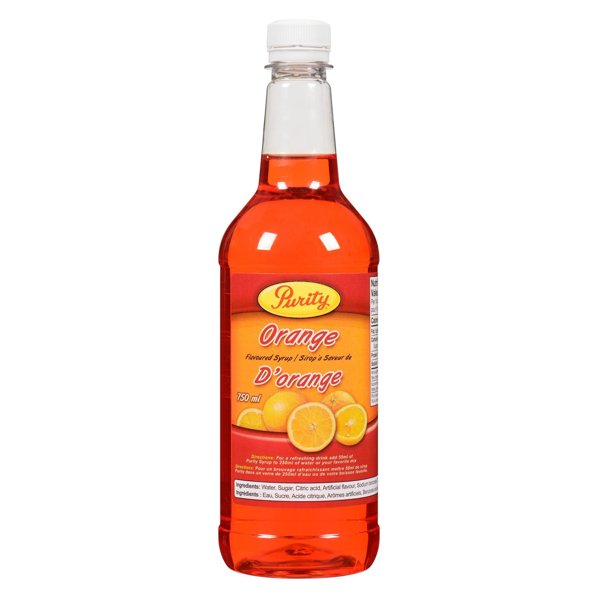 Purity Sirop à Saveur d'Orange