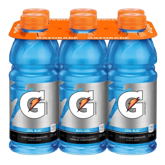 Gatorade Cool Blue Sports Drink 591ML, pack of 6