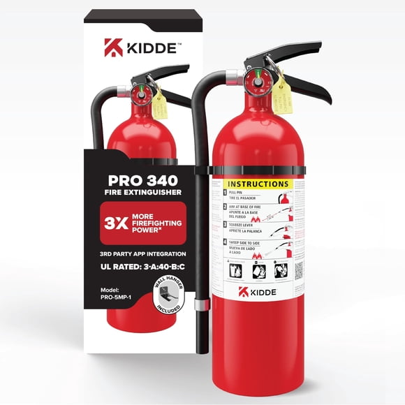 Kidde Extincteur d'Incendie de Qualité Commerciale pour Bureau, Garages de Stationnement, Rechargeable, 3A40BC