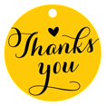 thumbnail image 1 of 100 PCS Personalized Thank You Hang Tags Custom Wedding Favors Gift Circle Paper Tags, 1 of 1