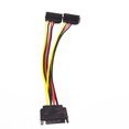 thumbnail image 2 of SATA Power Cable Y Splitter Computer SATA 15-pin Cord splitter ;SATA 1-drag-2 Adapter Hard Disk Accessory, 2 of 6