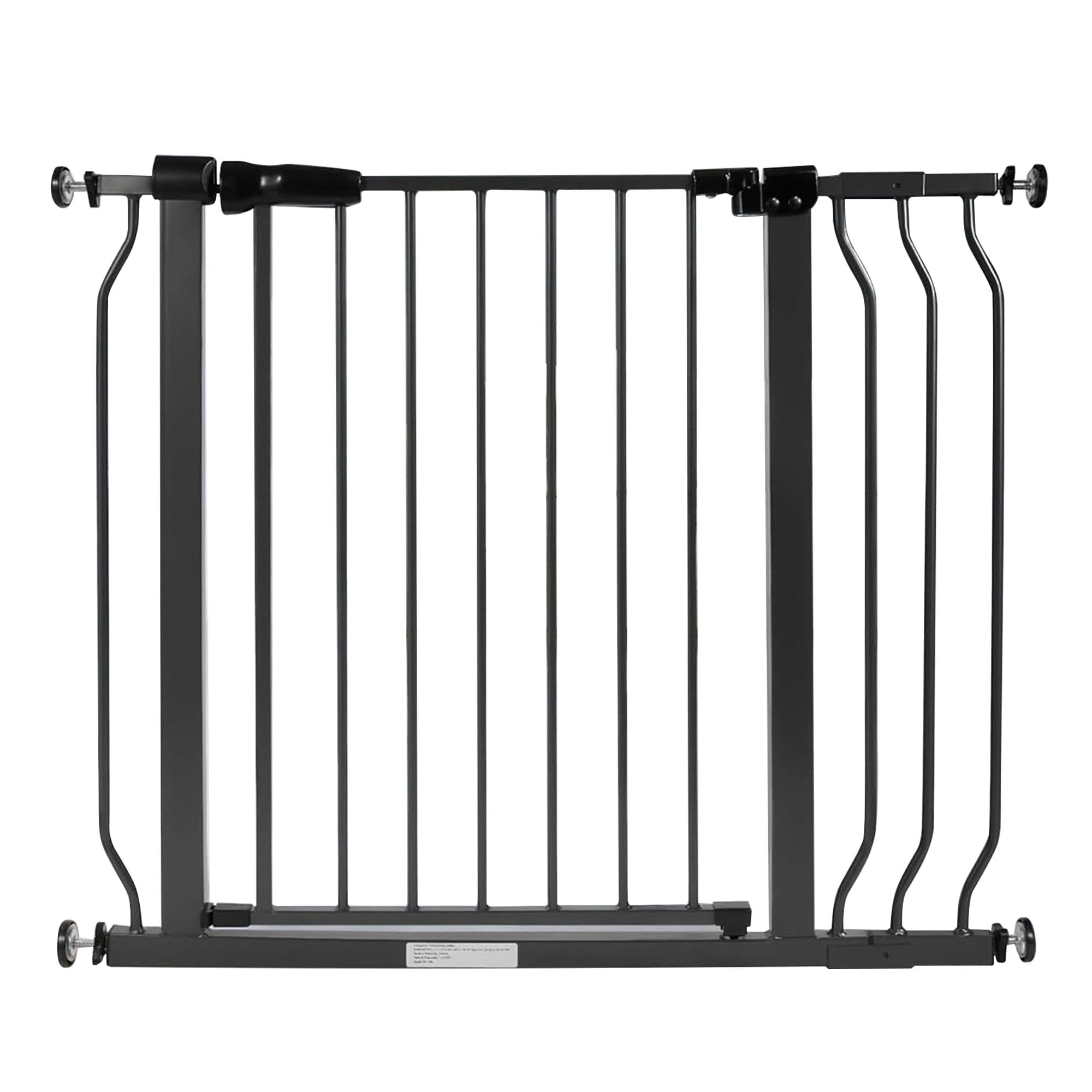 BalanceFrom Easy Walk-Thru Baby Safety Gate for 29.1”-43.3” Opening, 30” Tall, Graphite