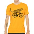 thumbnail image 2 of T-shirt Premium pour Homme Cheetah Roulant à Bicyclette, 2 of 3