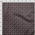 thumbnail image 4 of oneOone Velvet Black Fabric Asian Suzani Sewing Craft Projects Fabric Prints By Yard 58 Inch Wide, 4 of 5