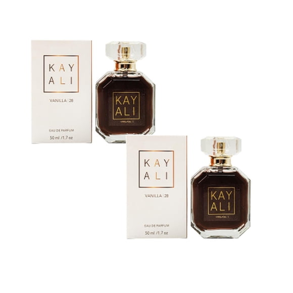 Kayali Vanilla 28 Eau de Body Spray, Long-Lasting Warm Vanilla Body Spray, Floral Sweet| 1.7 fl oz / 50 ml, 2PACK